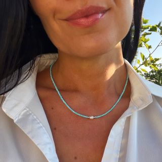 🦋💙🦋🌸NOVINKA🌸🦋💙🦋 🌸💖🦋POLIBEK BEZPEČÍ 💖🌸💞 Jedinečný Tyrkenit 🦋, Říční perla 🌸 Možná kombinace i se zlatými doplňky 😉💖. 💙Když...